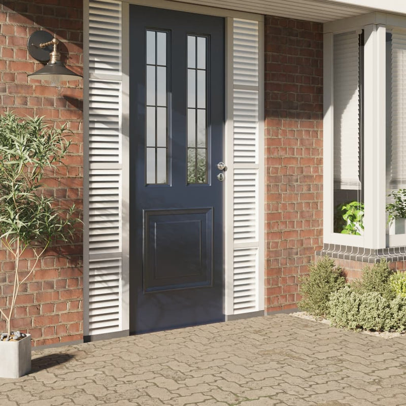 vidaXL matt csíkos mintás PVC ablakfólia 90 x 500 cm