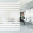 vidaXL matt csíkos mintás PVC ablakfólia 90 x 500 cm