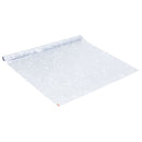 vidaXL matt virágminta PVC ablakfólia 45 x 500 cm