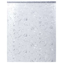 vidaXL matt virágminta PVC ablakfólia 90 x 500 cm