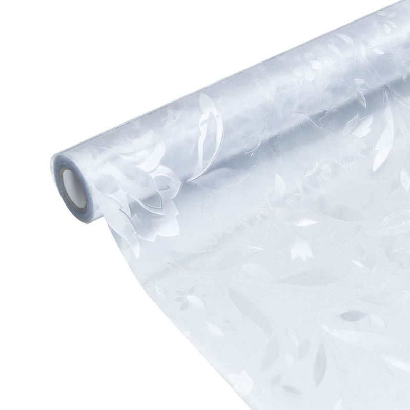 vidaXL matt virágminta PVC ablakfólia 90 x 500 cm