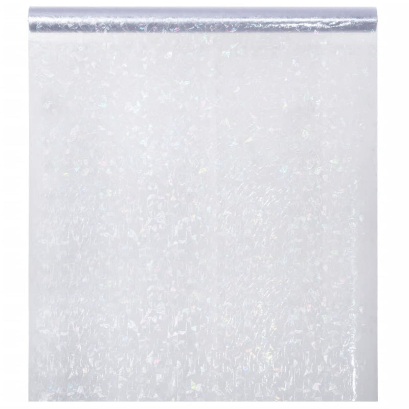 vidaXL matt szivárványmintás PVC ablakfólia 90 x 1000 cm