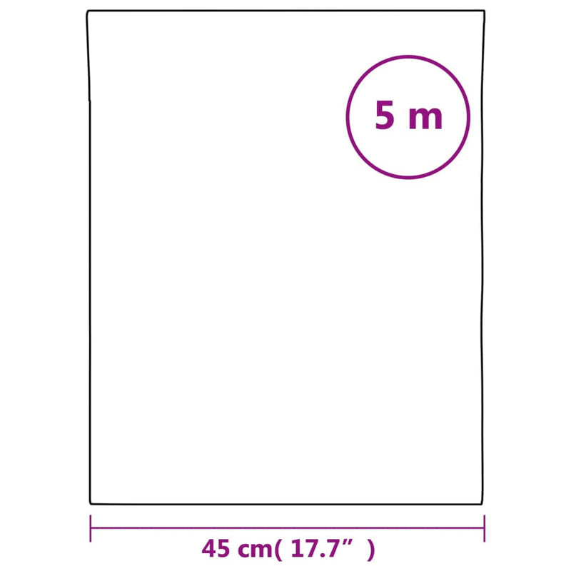 vidaXL ezüst PVC tükröző statikus napsugárzás elleni fólia 45 x 500 cm