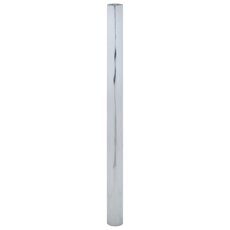 vidaXL ezüst PVC tükröző statikus napsugárzás elleni fólia 45 x2000 cm