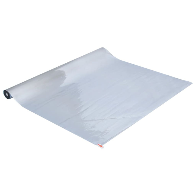 vidaXL ezüst PVC tükröző statikus napsugárzás elleni fólia 90 x1000 cm