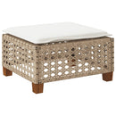 vidaXL szürke polyrattan kerti ülőke párnával 63,5 x 56 x 32 cm