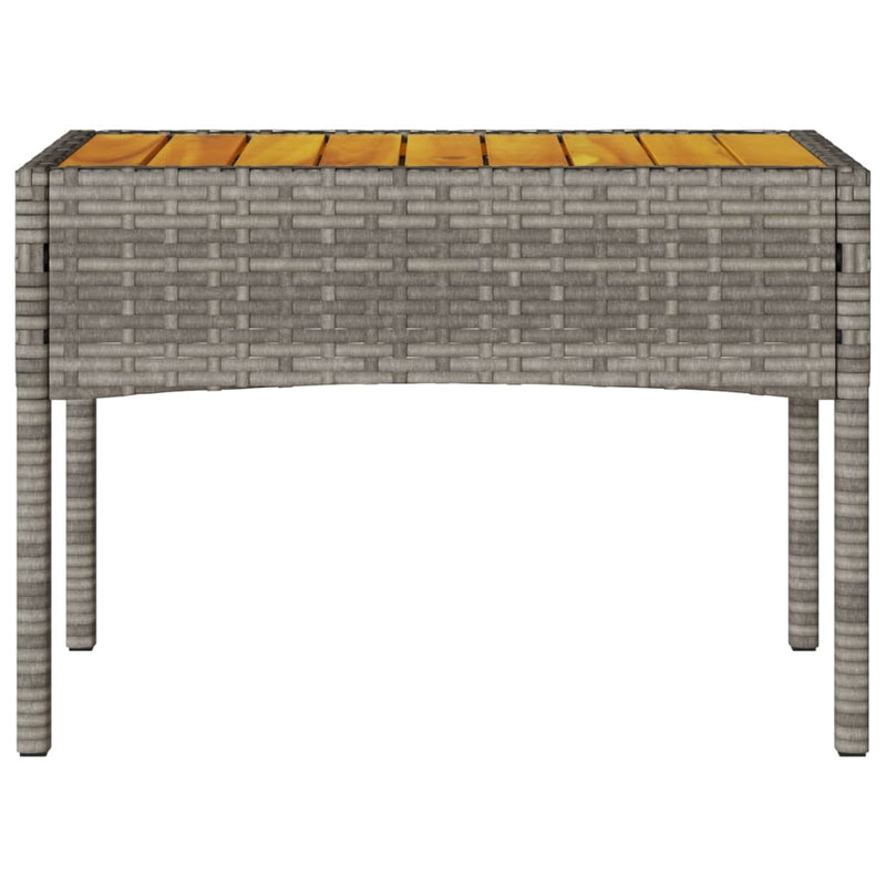 vidaXL 2 személyes szürke polyrattan kerti pad párnákkal és asztallal