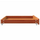 vidaXL 2 db mézbarna tömör fenyőfa kanapéágy fiók