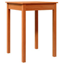 vidaXL viaszbarna tömör fenyőfa ebédlőasztal 55 x 55 x 75 cm