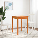 vidaXL viaszbarna tömör fenyőfa ebédlőasztal 55 x 55 x 75 cm