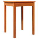 vidaXL viaszbarna tömör fenyőfa ebédlőasztal 55 x 55 x 75 cm