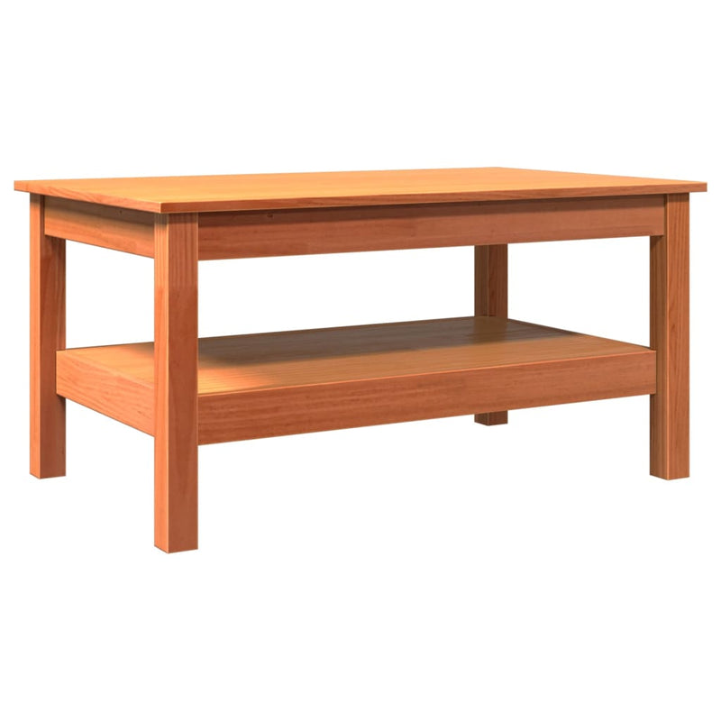 vidaXL viaszbarna tömör fenyőfa dohányzóasztal 80 x 50 x 40 cm
