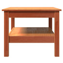 vidaXL viaszbarna tömör fenyőfa dohányzóasztal 80 x 50 x 40 cm