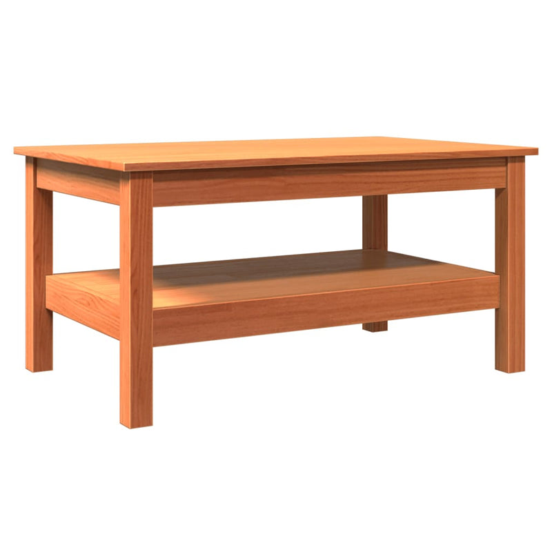 vidaXL viaszbarna tömör fenyőfa dohányzóasztal 80 x 50 x 40 cm