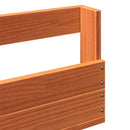 vidaXL 2 db viaszbarna tömör fenyőfa fali cipőtartó 59x8,5x23,5 cm