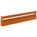 vidaXL 2 db viaszbarna tömör fenyőfa fali cipőtartó 110x8,5x23,5 cm