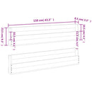 vidaXL 2 db viaszbarna tömör fenyőfa fali cipőtartó 110x8,5x23,5 cm
