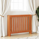 vidaXL viaszbarna tömör fenyőfa radiátorburkolat 108,5 x 19 x 84 cm