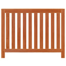 vidaXL viaszbarna tömör fenyőfa radiátorburkolat 108,5 x 19 x 84 cm