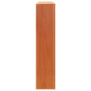 vidaXL viaszbarna tömör fenyőfa radiátorburkolat 108,5 x 19 x 84 cm