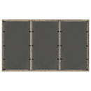 vidaXL szürke polyrattan üveglapos kerti asztal 150 x 90 x 75 cm