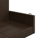 vidaXL barna polyrattan hintapad 119 x 56 x 48 cm