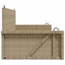 vidaXL bézs polyrattan hintapad 119 x 56 x 48 cm