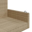 vidaXL bézs polyrattan hintapad 119 x 56 x 48 cm