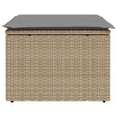 vidaXL bézs polyrattan kerti szék párnával 55 x 55 x 37 cm
