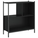 vidaXL fekete szerelt fa könyvszekrény 72 x 28 x 77,5 cm