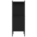 vidaXL fekete szerelt fa könyvszekrény 72 x 28 x 77,5 cm