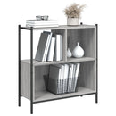 vidaXL szürke sonoma színű szerelt fa könyvespolc 72 x 28 x 77,5 cm