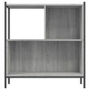 vidaXL szürke sonoma színű szerelt fa könyvespolc 72 x 28 x 77,5 cm