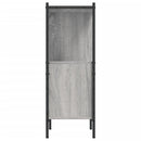 vidaXL szürke sonoma színű szerelt fa könyvespolc 72 x 28 x 77,5 cm