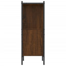 vidaXL barna tölgy színű szerelt fa könyvszekrény 72 x 28 x 77,5 cm