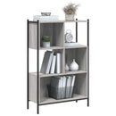 vidaXL szürke sonoma színű szerelt fa könyvespolc 72x28x109 cm