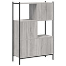 vidaXL szürke sonoma színű szerelt fa könyvespolc 72x28x109 cm