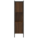 vidaXL barna tölgy színű szerelt fa könyvszekrény 72x28x109 cm