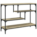 vidaXL sonoma tölgy színű szerelt fa dohányzóasztal 100x30x75 cm