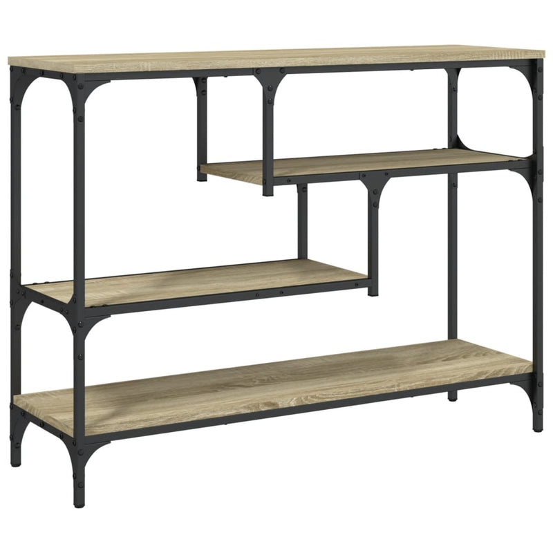 vidaXL sonoma tölgy színű szerelt fa dohányzóasztal 100x30x75 cm