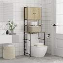 vidaXL sonoma tölgy színű mosógépszekrény 68x48,5x194 cm