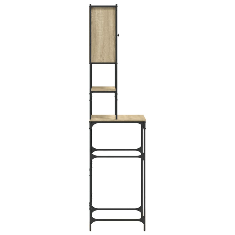 vidaXL sonoma tölgy színű mosógépszekrény 68x48,5x194 cm