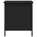 vidaXL fekete szerelt fa tárolópad 40 x 42,5 x 50 cm