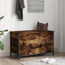 vidaXL füstös tölgy színű szerelt fa tárolópad 80 x 42,5 x 50 cm