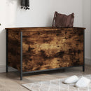 vidaXL füstös tölgy színű szerelt fa tárolópad 80 x 42,5 x 50 cm
