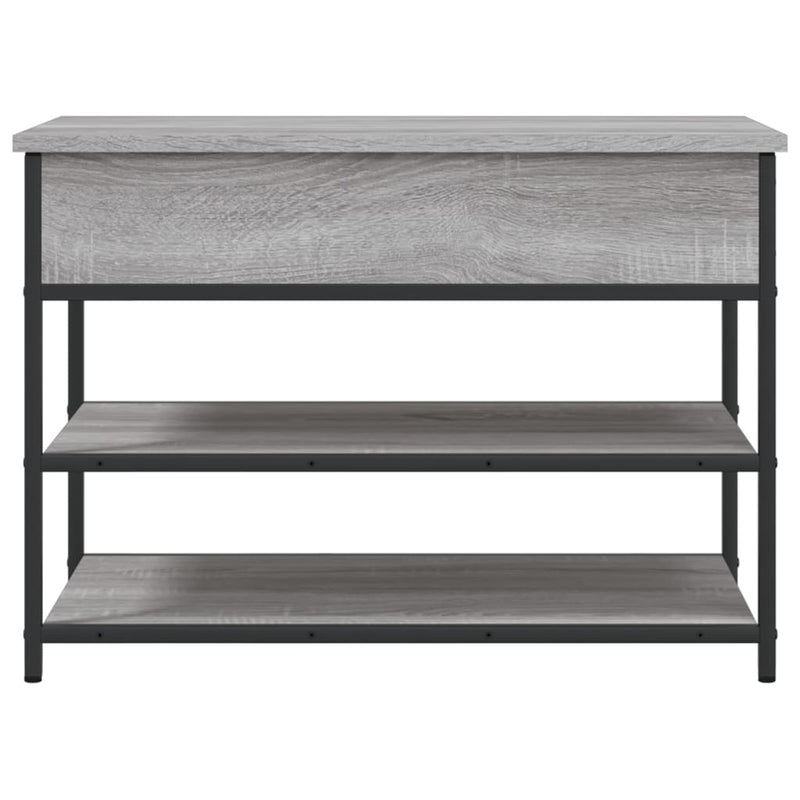vidaXL szürke sonoma színű szerelt fa cipőpolc 70x42,5x50 cm