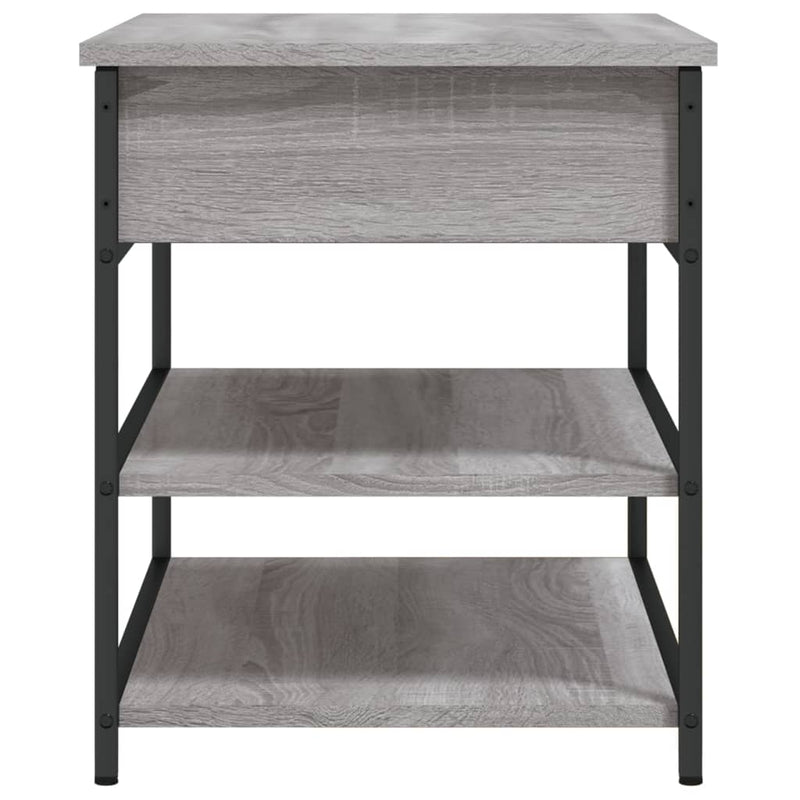 vidaXL szürke sonoma színű szerelt fa cipőpolc 70x42,5x50 cm