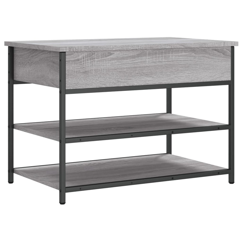 vidaXL szürke sonoma színű szerelt fa cipőpolc 70x42,5x50 cm