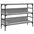 vidaXL szürke sonoma színű szerelt fa tálalóasztal 100x32x75 cm