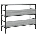 vidaXL szürke sonoma színű szerelt fa tálalóasztal 100x32x75 cm